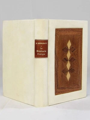 RELIURE EN PLEIN VÉLIN AVEC MARQUETERIE ORIGINALE Bonnamaux Menuiserie 1922 - Photo 1/4