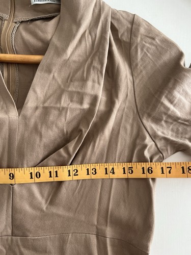 Kim Schalk Tan Made In U.S.A. Couture Dress Size 6 - Picture 4 of 6