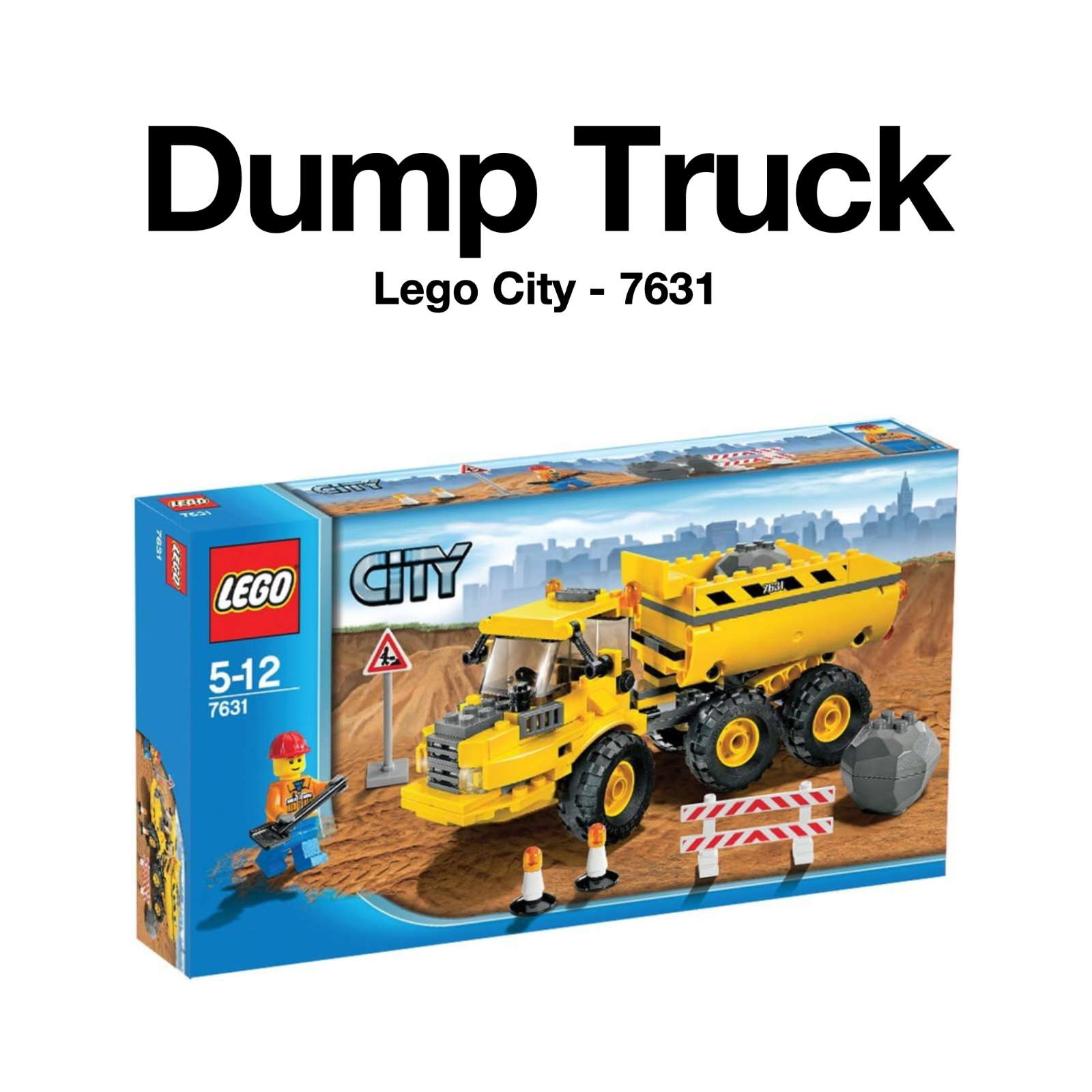 Discontinued - Lego City Dump Truck - 7631 - New & Sealed