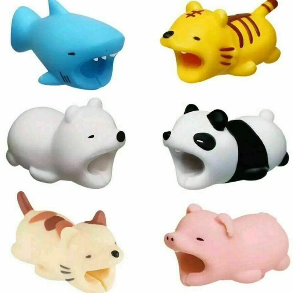 Animal Cable Bite Muncher Chomper for iPhone Charger Cord Protector 36 Styles - Image 4 of 4