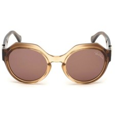 Roberto Cavalli RC1110 47E Crystal Brown Plastic Sunglasses Frame 56-24-140 1110