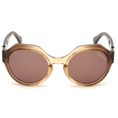 Roberto Cavalli RC1110 47E Crystal Brown Plastic Sunglasses Frame 56-24-140 1110