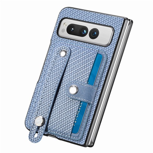 Funda Plegable para Google Pixel Portatarjetas de Crédito Cuero Correa de Muñeca Protectora - Imagen 23 de 52