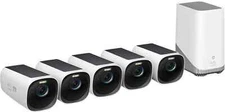 eufy eufyCam 3 Wireless 4K Solar Powered Security Camera System 5-Cam Kit|Refurb