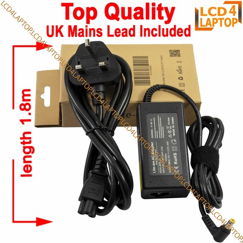 For Acer Aspire E3-111 E1-572P Laptop AC Power Adapter Battery Charger PSU - Picture 2 of 6