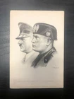 MUSSOLINI POSTCARD 1938 UNTRAVELED EXCELLENT CONDITION