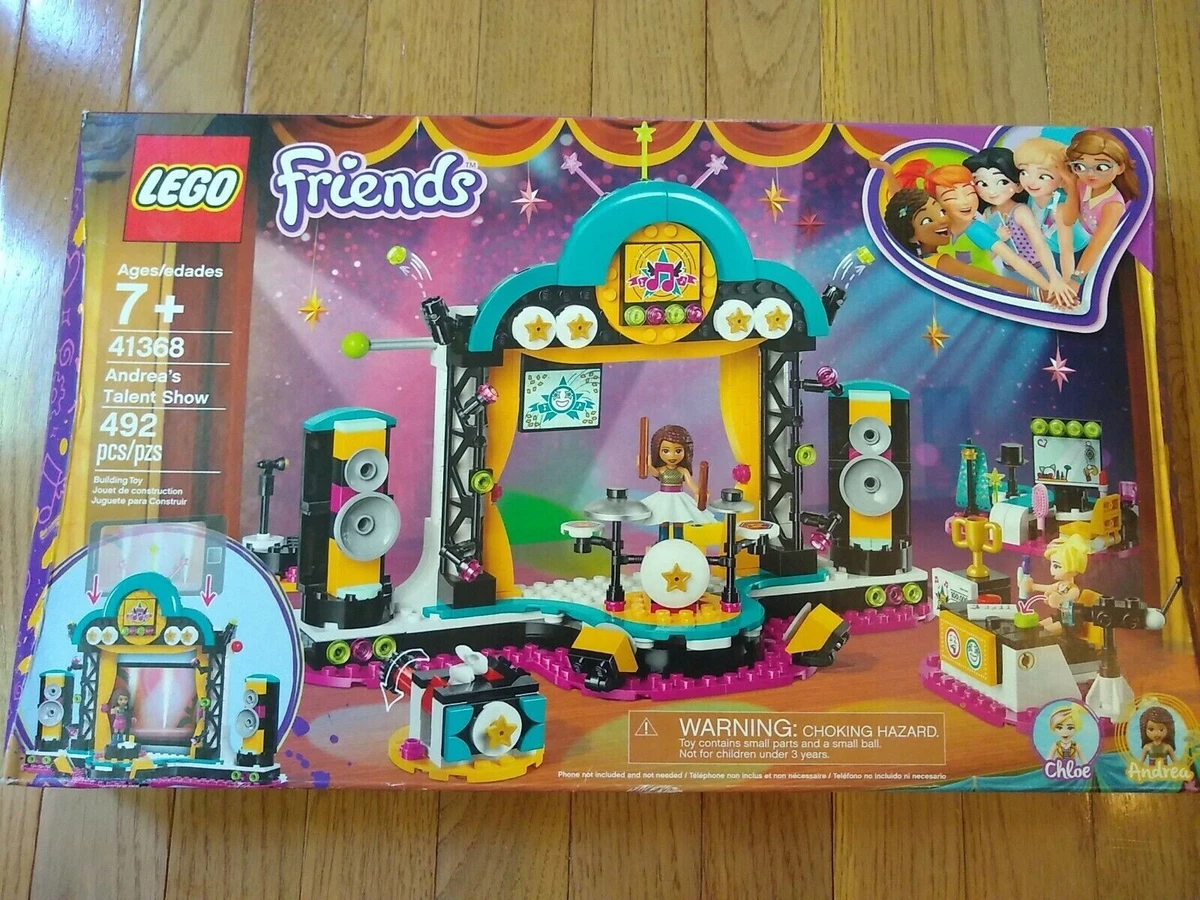 LEGO Friends Andrea&#039;s Talent Show Set (41368) Building Kit 492 Pcs Retired Set 673419303590 |