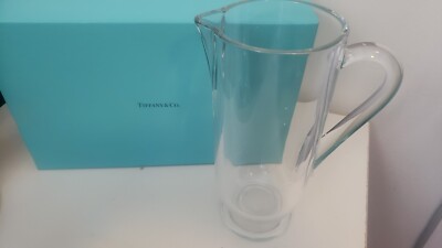 Tiffany Co Large Water Sangria Pitcher With Box