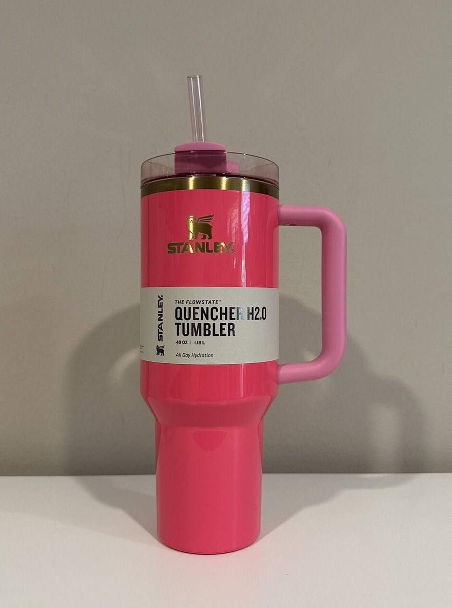 Stanley PINK PARADE Quencher H2.0 Flowstate Tumbler 40oz NEW Stanley PINK PARADE Quencher H2.0 Flowstate Tumbler 40oz NEW