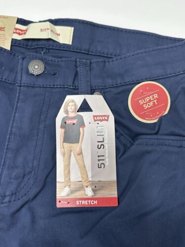 Levi's 511 Slim Fit Premium Herrenhose Farbe Marineblau - Größe 29 x 31 - Bild 2 von 8