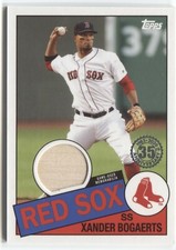 2020 Topps Series 1 Xander Bogaerts 1985 Topps Baseball Relic - BOSTON RED SOX -