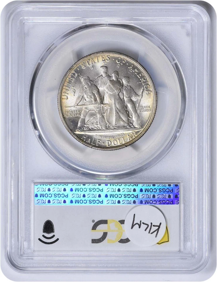 Elgin Commemorative Silver Half Dollar 1936 MS67+ PCGS (CAC) - Image 2 of 4