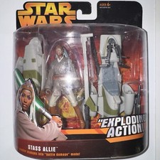 Star Wars Hasbro Revenge Of The Sith Stass Allie Action Figure Barc Speeder 2005