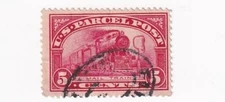 STAMP US SCOTT Q5 "Mail Train" 5 CENT  1912 US PARCEL POST USED - B