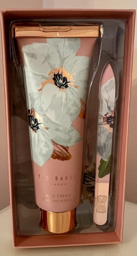Ted Baker Fragrant Bloom Hand Cream & Glass Nail File Gift Set Brand New💚🌷 eBay