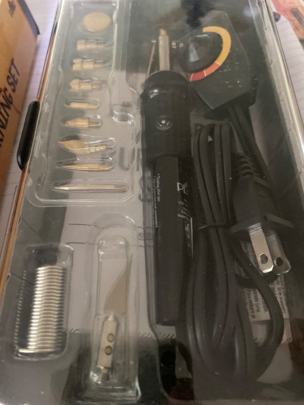 Wood Burning Kit Set Soldering 15 pcs Tip 11 Interchangable. S Tips Professional