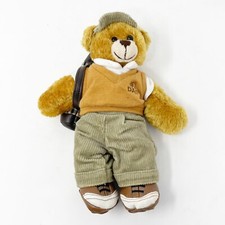 Plushland Golf Club Bear Plush Golfing Stuffed Animal March Of Dimes 8" Bean Bag