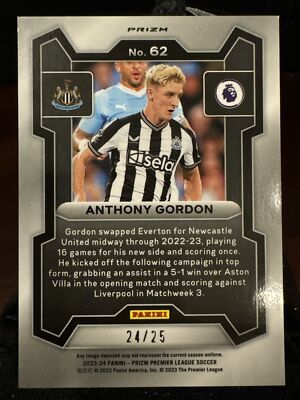 23-24 PANINI GORDON ゴードン 直筆サイン Choice 23-24 PANINI PRIZM GORDON 直筆サイン Choice