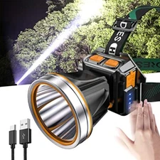 Coon Hunting Lights High Power LED Headlamp Super Bright High Lumens 22000Mah