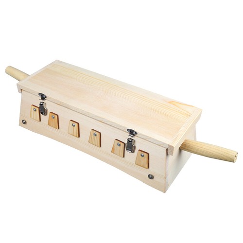 12 Holes Wooden Moxibustion Box Wood Moxibustion Box Moxa Sticks Roll Burner Box - Picture 4 of 5