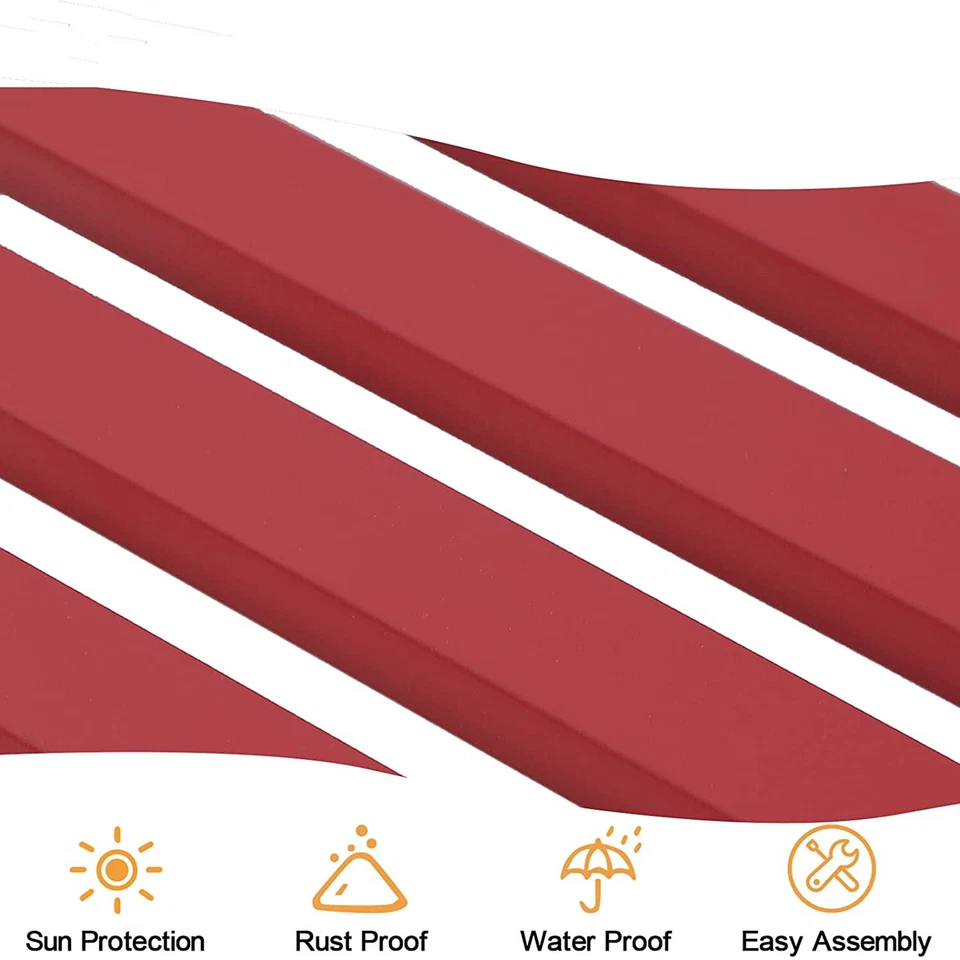Conjunto de cadeiras de mesa de metal para área externa bistrô pátio 3 peças mesa lateral para jardim - Imagem 4 de 4