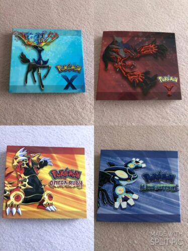 Pokemon slipcases sleeves Nintendo 3ds pal version fit + Switch Slipcases