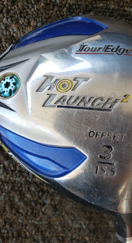 47.5 in EXTRA LONG TOUR EDGE HOT LAUNCH OFFSET 15.5 DEG 3 FAIRWAY WOOD EXCELL