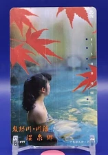 Kinugawa Onsen Village Japanese Japan PHONE CARD Telephone Cards Vintage Rare