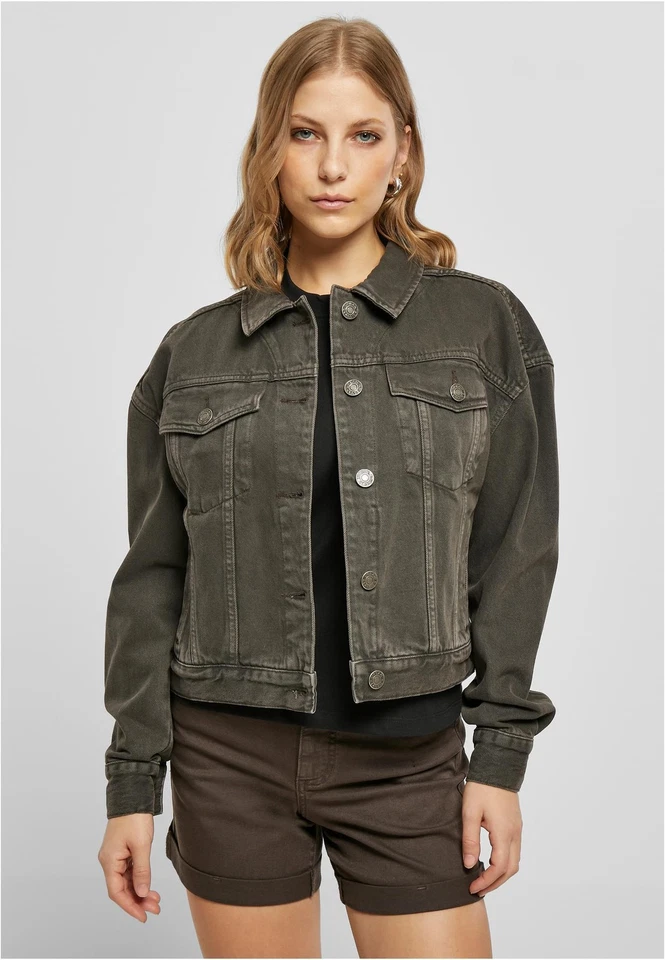 Ladies Oversized Colored Denim Jacket Jeansjacke für Frauen | Urban Classics - Bild 1 von 1