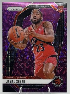 2024-25 Panini Prizm Jamal Shead Fast Break Purple RC /75 #241 Toronto Raptors