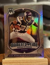 Panini 2024 Mosaic Moments in Time Adrian Peterson #3 Minnesota Vikings NFL