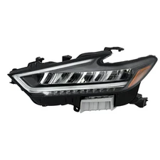 Driver Left Side Black Clear For Nissan Maxima 2022-2023 Headlight Assenmbly LED