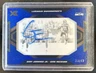 2019 Panini XR Gary Jennings Jr. Luminous Endorsements Blue Rookie RC Auto #/49