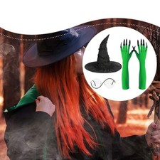 Halloween Hexe Kost&uuml;m Set Neuheit Cosplay Zubeh&ouml;r f&uuml;r Mottopartys