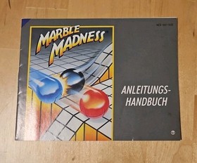 NINTENDO NES Marble Madness Modul + Anleitung + OVP 