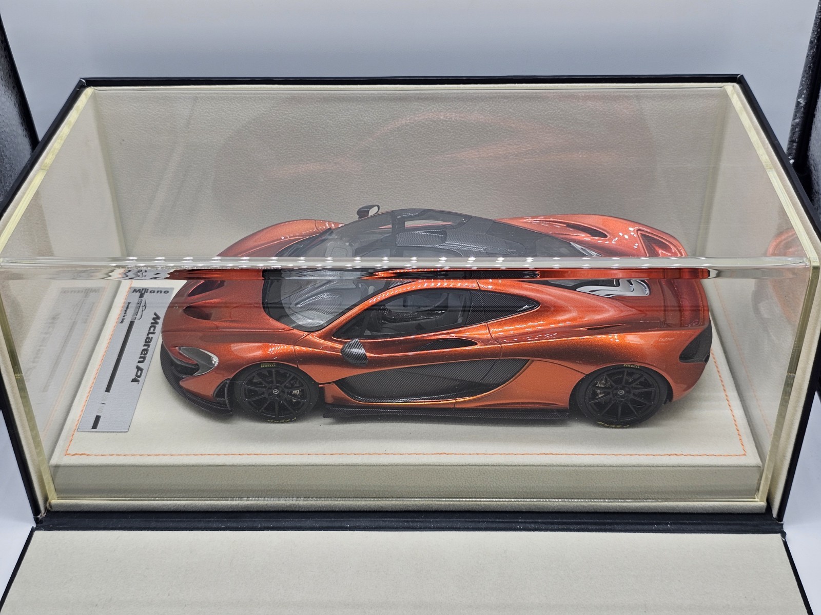 Mclaren P1 Arancione 1:18 Tecnomodel In Box