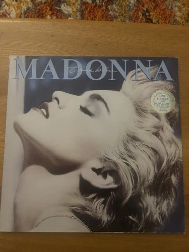 Madonna True Blue LP vinyl 1986 1st pressing VG+