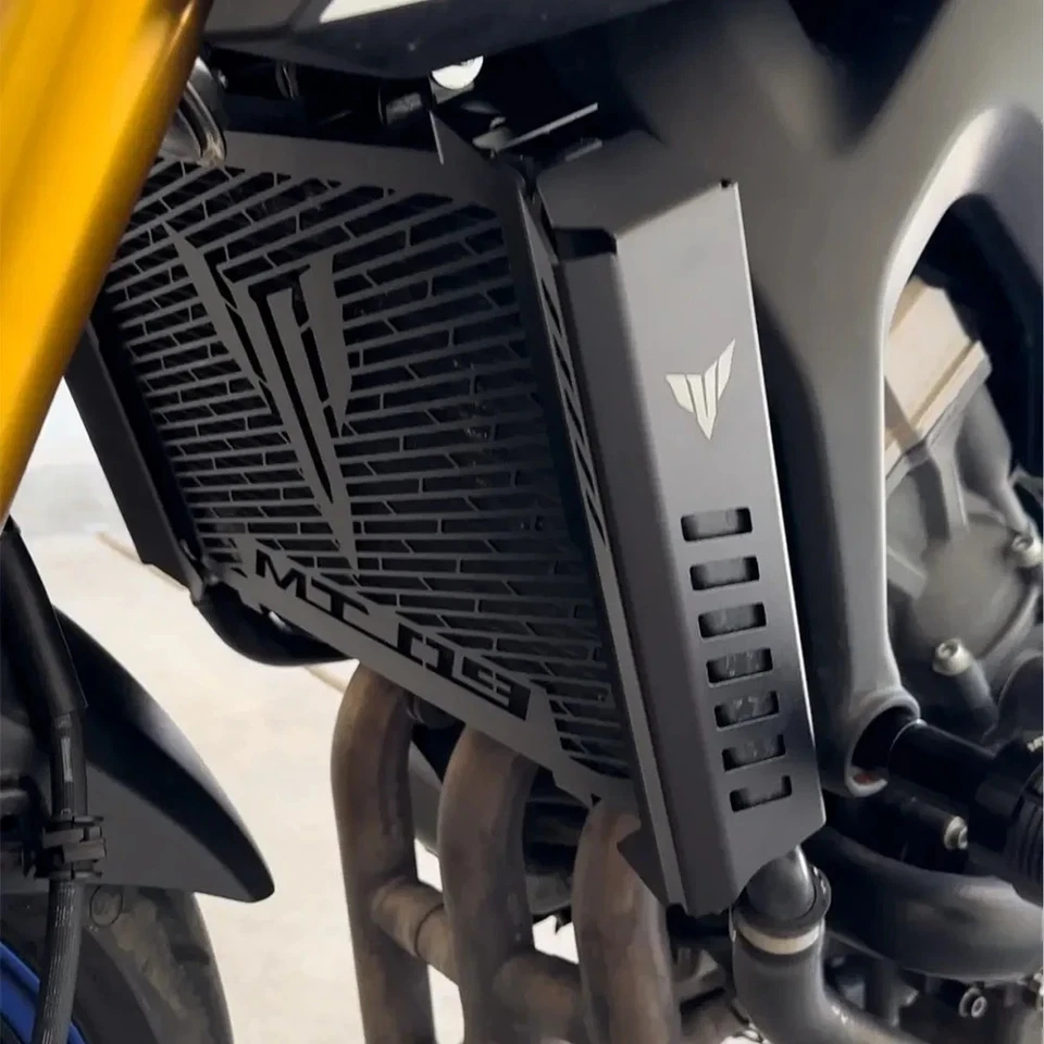 Protector de rejilla de radiador cubierta lateral protector para Yamaha MT-09 FZ-09 2014-2017 Foto 3 de 4