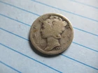 1925-P Mercury Silver Dime FREE SHIPPING k