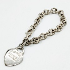Tiffany and Co. Bracelet Heart Tag Silver 925...