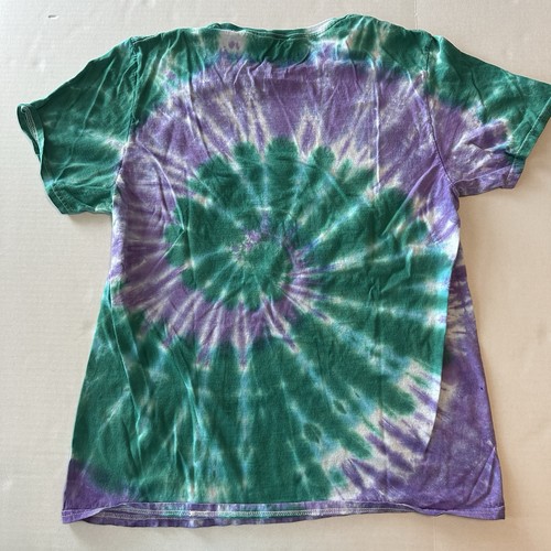 Disney Cool Runnings Movie Tshirt Tie Dye Purple Green Jamaica L - Picture 4 of 4