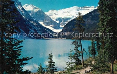 Lake Louise and Victoria Glacier Canadian Rockies Landscape