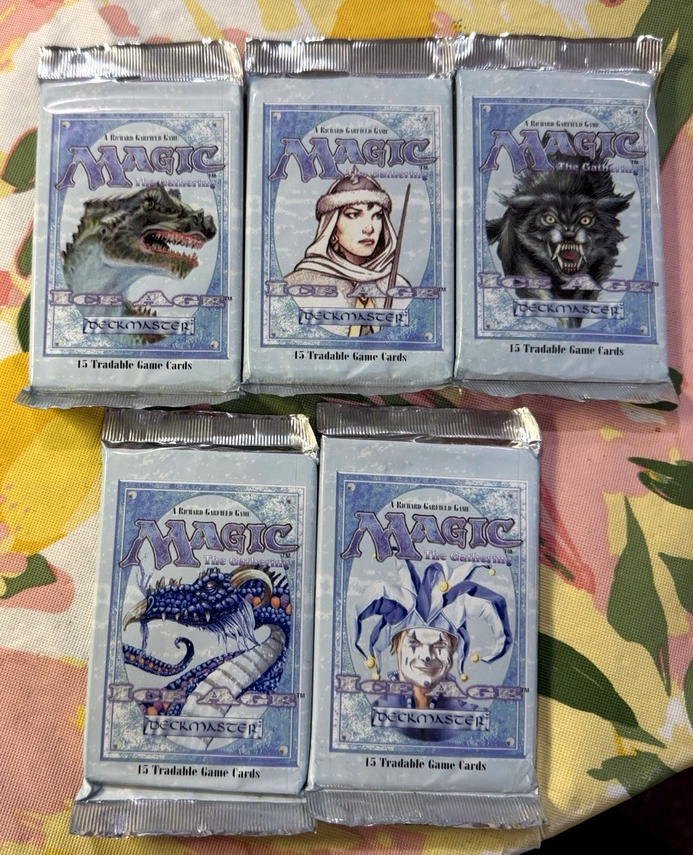 Magic: The Gathering Ice Age Sealed Collectible Card Game Packs