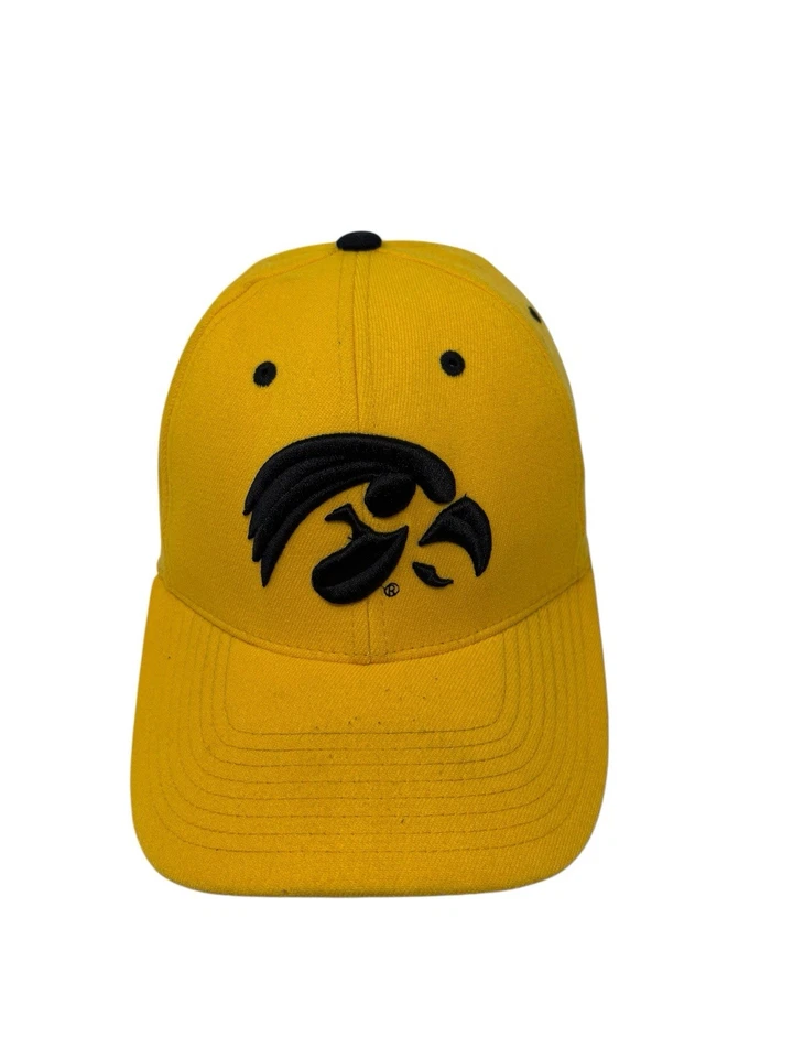 University of Iowa Hawkeyes Yellow Zephyr Flexible Fit Hat Cap Adult Large - Image 2 of 4
