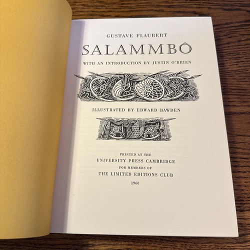 Gustave FLAUBERT, Signed by Edward Bawden / LIMITED EDITIONS CLUB Salammbo 1960 - Picture 4 of 15