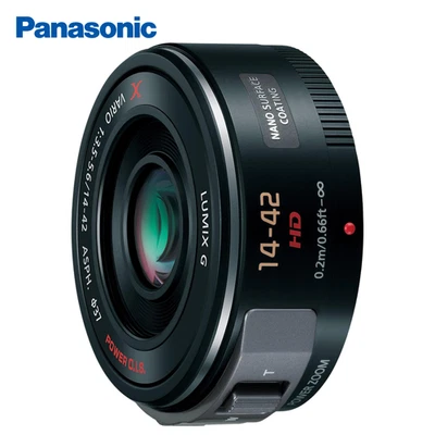 Objectif zoom Panasonic LUMIX G X VARIO PZ 14-42 mm F3,5-5,6 ASPH OIS H-PS140... - Photo 1/4