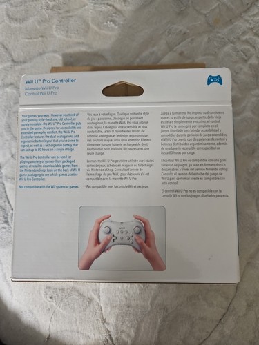 Nintendo Wii U Pro Controller (Nintendo Wii U, 2011) Very Rare! - Picture 4 of 6