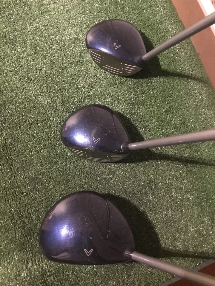 Callaway Great Big Bertha II Woods Set (Driver, 3W, 5W) Firm System 60 Graphite - Image 4 of 4