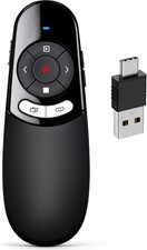 Presenter Kabellos USB C 2,4 GHz Fernbedienun...