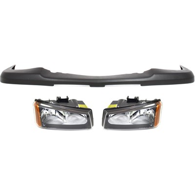 Bumper Kit For 03-06 Chevrolet Avalanche 1500 2500 Front CAPA Certified Part 3Pc